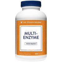 Thumbnail for The Vitamin Shoppe Digestive Enzymes - Complete Multi-Enzyme Formula | Protein Fat Carb Digestion | 600 Tablets | Plant-Based