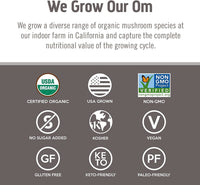 Thumbnail for Om Mushroom Superfood Chaga Organic Mushroom Powder, 3.5 Ounce, 50 Servings, US Grown, Sacred Antioxidants & Immune Support, Superfood Mushroom Supplement