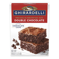 Thumbnail for GHIRARDELLI Double Chocolate Premium Brownie Mix, 18 oz Box