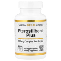 Thumbnail for California Gold Nutrition Pterostilbene Plus with Wild Blueberry Powder, 60 Veggie Capsules