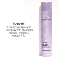 Thumbnail for Pureology Style + Protect Soft Finish Hairspray | For Color-Treated Hair | Flexible Hold, Non-Drying Hairspray | Silicone Free | Vegan | Updated Packaging | 2.1 Oz.|