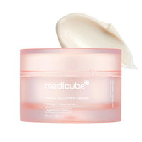 Thumbnail for medicube Triple Collagen Cream - Hydrating & Firming Moisturizer with Hyaluronic Acid, Premium Elastin, Shea Butter - Wrinkle Care & Boosts Elasticity - Korean Skincare, 1.69 oz