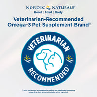 Thumbnail for Nordic Naturals Omega-3 Pet, Unflavored - 180 Soft Gels - 320 mg Omega-3 Per Soft Gel - Fish Oil for Dogs with EPA & DHA - Promotes Heart, Skin, Coat, & Immune Health
