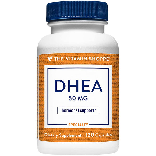 The Vitamin Shoppe DHEA 50MG, Hormonal and Healthy Aging (120 Capsules)