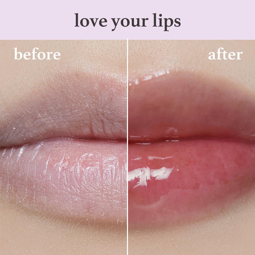 NOONI Korean Vegan Appleseed Lip Oil - Applefig | Long-Lasting, Moisturizing, Plumping, Revitalizing for Dry Lips, Waterproof, No Peel Off, Hydrating, Nourishing, Mother's Day, 0.12 FL Oz