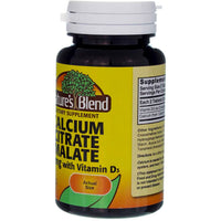 Thumbnail for Nature's Blend Calcium Citrate Malate 500 mg Tabs, Unflavored, 60 Count