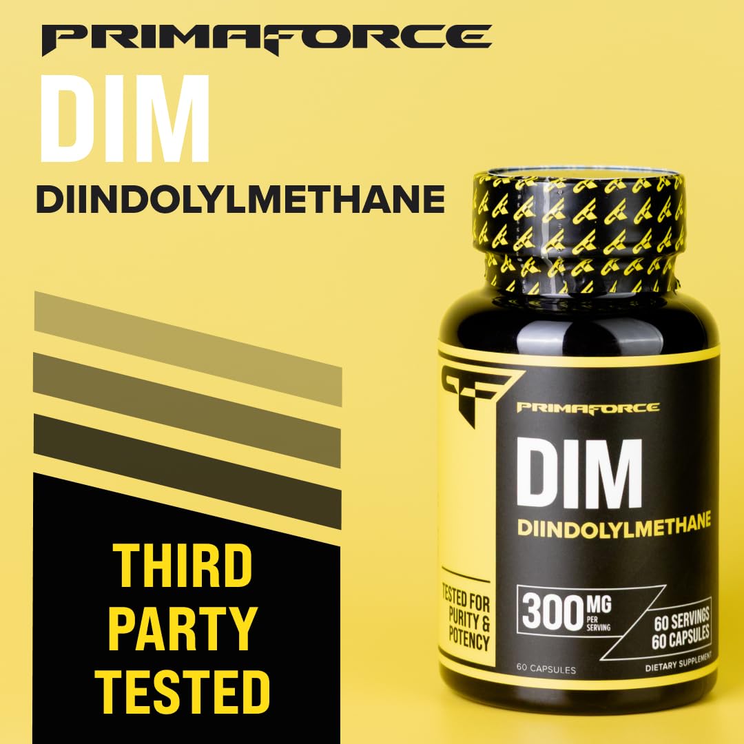 Primaforce DIM Supplement (Diindolylmethane) 300mg, 60 Capsules