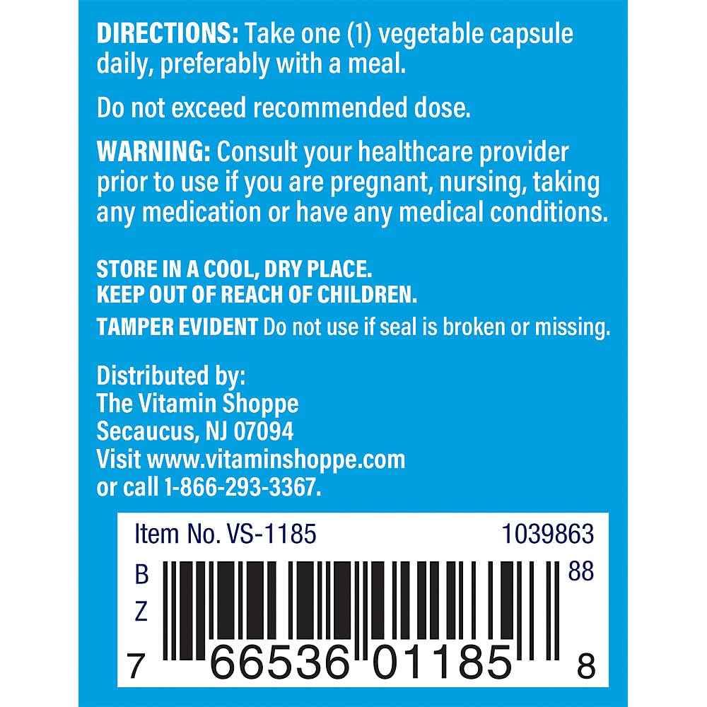 The Vitamin Shoppe Vitamin A & D Non-Oily - Immune & Vision Support | Antioxidant Formula | 100 Capsules | Once Daily