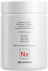 Thumbnail for Codeage Liposomal NADH+ Supplement - NADH, Vitamin B12, D-Ribose as Bioenergy Ribose, CoQ10-2-Month Supply - Liposomal Delivery - β-Nicotinamide Adenine Dinucleotide Pills - Non-GMO - 60 Capsules