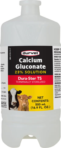 Thumbnail for Durvet Calcium Gluconate 23 Percent Solution
