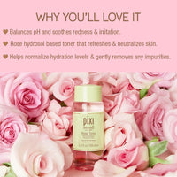 Thumbnail for Pixi Rose Tonic Rose Hydrosol Toner Hydrates Skin, Minimize Redness, Rehydrates and Replenishes, 100mL/ 3.4 fl oz