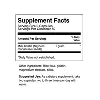 Thumbnail for Swanson Full Spectrum Milk Thistle - Detoxification & Liver Support Supplement* - Contains Antioxidant Flavonoids - Vegan, Gluten-Free & Non-GMO - 100 Capsules