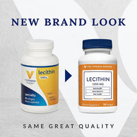 Thumbnail for The Vitamin Shoppe Lecithin 1200mg Natural Combination Essential Fatty (90 Softgels)