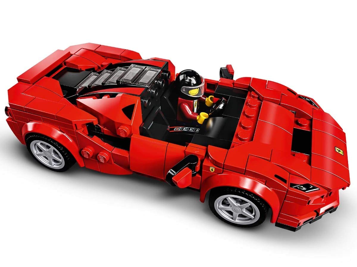 LEGO Speed Champions 76895 Ferrari F8 Tributo Toy Cars for Kids, Building Kit Featuring Minifigure (275 Pieces)