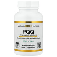 Thumbnail for California Gold Nutrition PQQ, 20 mg, 90 Veggie Softgels