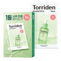Thumbnail for Torriden BALANCEFUL Cica Facial Masks (10 sheets) | Extra Soothing Care | 5D CICA, Hydrolyzed Hyaluronic Acid, Panthenol | Korean Face Mask