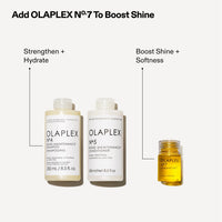 Thumbnail for Olaplex Wash and Shine Hair Kit: No. 4, 5, 7, Shampoo & Conditioner Set | Cleanse, Hydrate, & Control Frizz Up to 72 Hours | Bonding Oil for Shine & Protect | For Coily, Curly, Straight, and Wavy