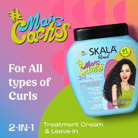 Thumbnail for SKALA Mais Cachos Hair Type 3ABC - Eliminate Anti Frizz, For Curly Hair -2 in 1 Conditioning Treatment Cream and Cream To Comb 100% VEGAN 35.2 Oz (1 Pack)