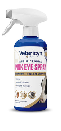 Thumbnail for Vetericyn Plus Livestock Pink Eye Spray | Conjunctivitis Relief for Animals, Safe and Non-Toxic Formula to Relieve Redness, Irritation, and Discharge. 16 Ounces