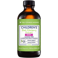 Thumbnail for The Vitamin Shoppe Children's Liquid Black Elderberry Extract - Supports Immune & Seasonal Health - Berry (8 fl. oz.)