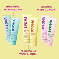 Thumbnail for BYOMA Body Care Holiday Gift Set (6-Piece Kit) - Hydrating, Brightening & Sensitive Body Wash & Lotion - Travel Size, Supports Skin Barrier