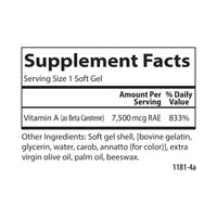 Thumbnail for Carlson Super Beta Carotene 25,000 IU, Vitamin A as Beta Carotene, Antioxidant Support for Vision, Skin & Immune Health, 100 Soft Gels