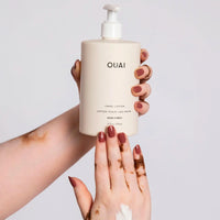 Thumbnail for OUAI Hand Lotion - Daily, Lightweight, Hydrating Lotion for Dry Skin - Made with Avocado, Rosehip and Jojoba Oil to Lock in Moisture - Never Greasy (16 Fl Oz)