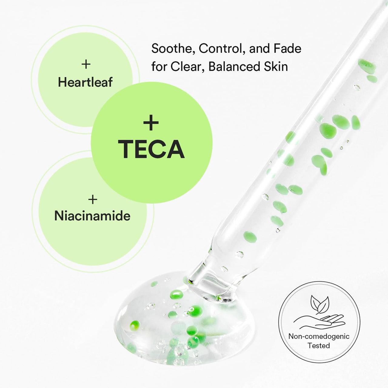 Abib Heartleaf TECA capsule serum Calming drop 1.69 fl.oz. | Soothing Hydration with Centella Asiatica & Niacinamide | Lightweight Korean Skincare for Sensitive Skin