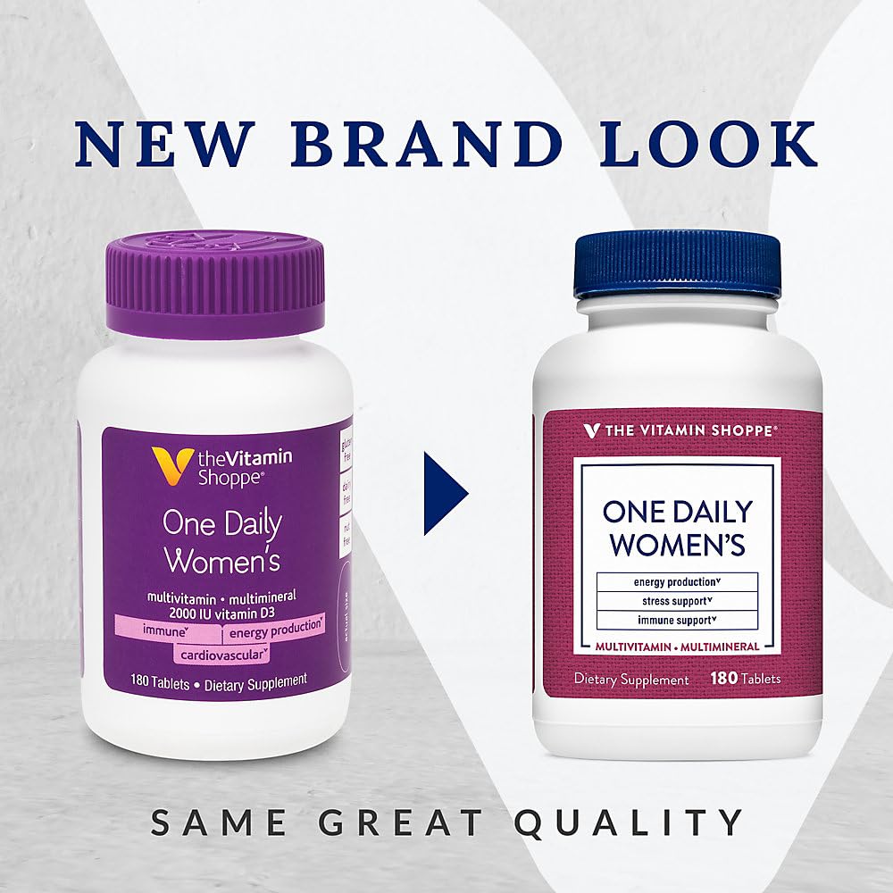 The Vitamin Shoppe One Daily Women's Multivitamin (180 Tablets)