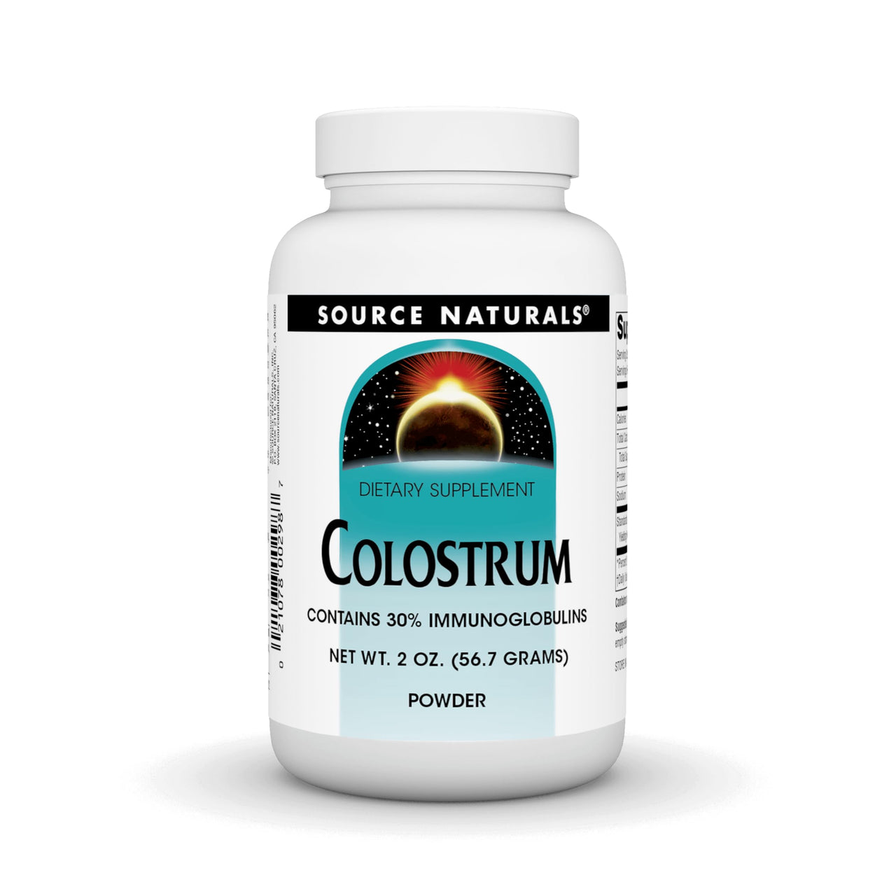 Source Naturals Colostrum Contains 30 Percent Immunoglobulins - 2 oz Powder