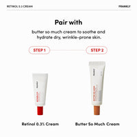 Thumbnail for FRANKLY Retinol 0.3% Cream, 0.7 fl oz - Intensive Retinol | Night Cream | Retinol, Ceramides & Natural Ginseng | Anti-aging, Wrinkles Care, Reduces Congestion and hyperpigmentation | Korean Skin Care