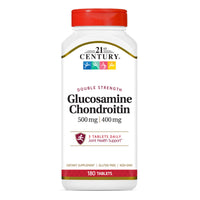 Thumbnail for 21st Century Glucosamine Chondroitin 500/400mg - Double Strength Tablets, 180 Count