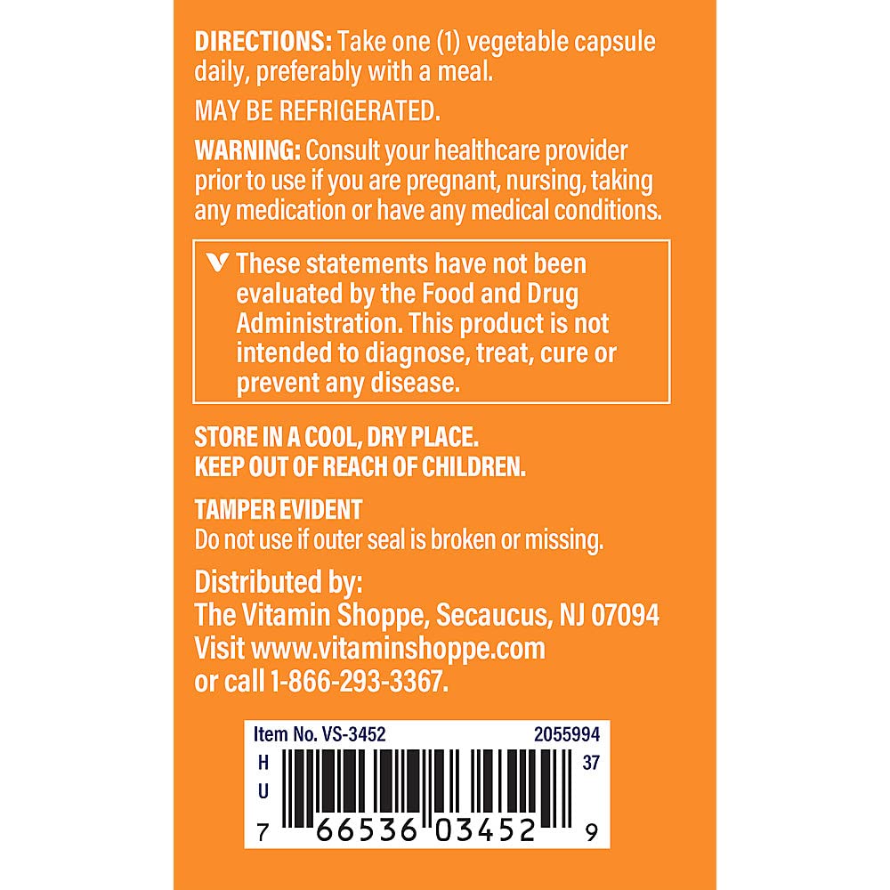 The Vitamin Shoppe Probiotic Delayed Release 30 Billion - with 10 Probiotic Strains to Support Digestive, Immune & Vaginal Health or Yeast Imbalance - Shelf Stable (30 Veggie Caps)