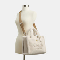 Thumbnail for COACH Womens Cargo Tote Bag Chalk One Size