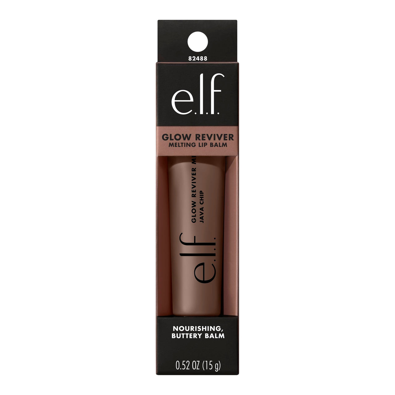 e.l.f. Glow Reviver Melting Lip Balm, Hydrating Tinted Lip Balm For A Glossy Finish & Soft, Supple Lips, Vegan & Cruelty-Free, Java Chip