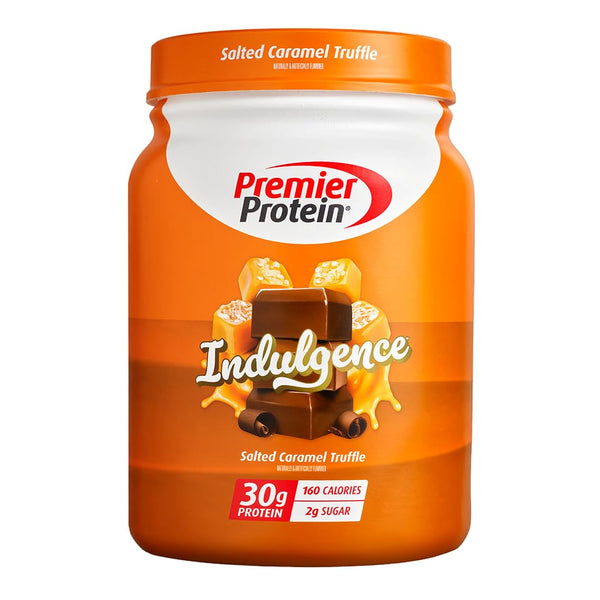 Premier Protein Indulgence Protein Powder, 30g Protein, 3g Sugar, Salted Caramel Truffle, 17 Servings