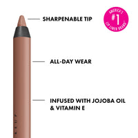 Thumbnail for NYX PROFESSIONAL MAKEUP Line Loud Lip Liner, Longwear and Pigmented Lip Pencil with Jojoba Oil & Vitamin E - Global Citizen (Medium Neutral Nude)