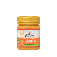 Thumbnail for Tranzalpine Organic White Clover Honey with Turmeric, 8.8 Oz