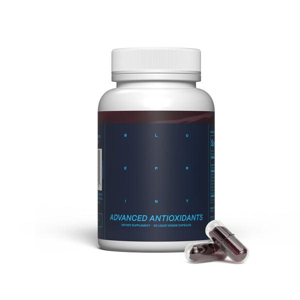 Blueprint Bryan Johnson Advanced Antioxidant Supplement – Lutein, Zeaxanthin, Lycopene, Vitamin K1, K2 – Vegan Capsules for Vision, Bone & Heart Support – Updated Formula of Essential Softgels