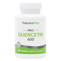 Thumbnail for NaturesPlus PRO Quercetin 600 mg - 60 Tablets - Promotes Free Radical Protection & Supports Healthy Immune Response - Non-GMO, Vegan & Gluten Free - 60 Servings