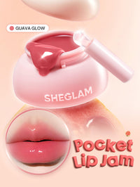 Thumbnail for SHEGLAM Hydra Jelly Pocket Lip Jam Hydrating Nourishing Lip Gloss Moisturizing Lip Makeup-Guava Glow