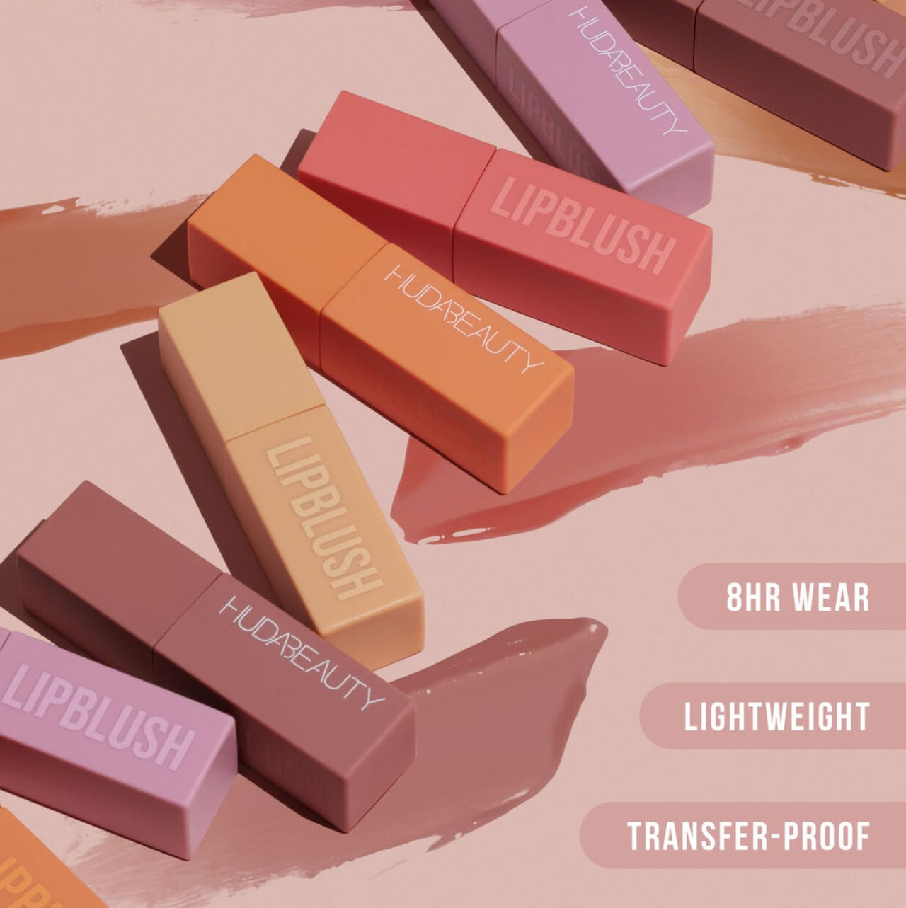 HUDA BEAUTY Lip Blush Cream Lip & Cheek Stain Rosy Kiss