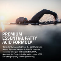Thumbnail for Bronson Antarctic Krill Oil 1000 mg with Omega-3s EPA, DHA, Astaxanthin and Phospholipids 120 Softgels