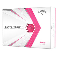 Thumbnail for Callaway Golf Supersoft Golf Balls (2021 Version, Pink)