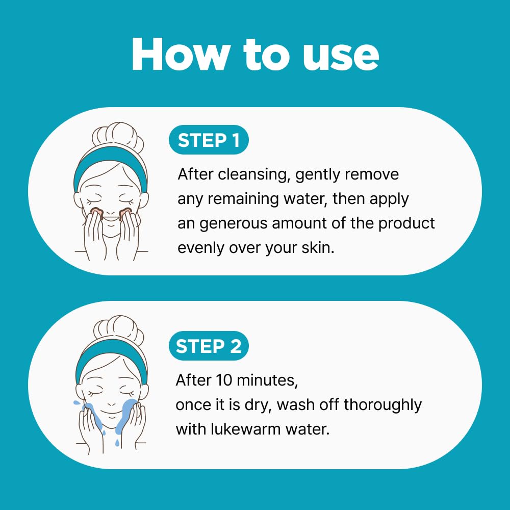 ISOI Pore Tightening Clay Mask for Face, Natural Kaolin & Plant-Based Formula for Tightening, Lifting, Exfoliating & Sebum Control, Moisture-Balancing, Korean Clay Mask for Pores (3.38 fl. oz, 100ml)