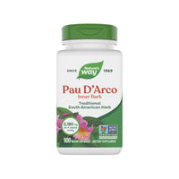 Thumbnail for Nature's Way PAU d'Arco Inner Bark, Traditional South American Herb, 2,180 mg per 4-Capsule Serving, Non-GMO Project Verified, 100 Capsules (Packaging May Vary)