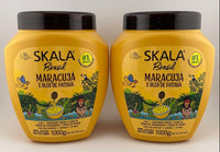 Thumbnail for SKALA Maracuja Passion Fruit - Vegan, Cruelty-Free, Silicone, Sulfate & Paraben Free - Brazilian Moisturizing & Nourishing Formula for Curls 2 Pack (1000g each)