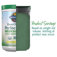 Thumbnail for Garden of Life Super Greens Powder Smoothie & Mix, Probiotics & Digestive Enzymes for Digestive Health, Organic Superfoods Nutrition Fruit and Vegetables for Women & Men Energy, Original, 60 Servings