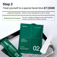 Thumbnail for Mediheal Derma Modeling Pack (Teatree) - Rapid Cooling For Soothing Skin - Easy DIY Home Spa Kits, Hydrating Icy Jelly Mask For Skin Refreshment
