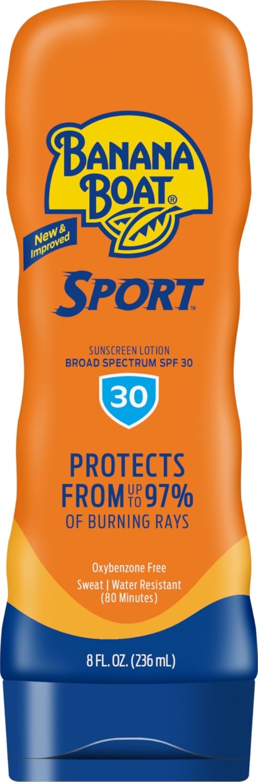 Banana Boat Sport SPF 30 Sunscreen Lotion, 8 Fl Oz